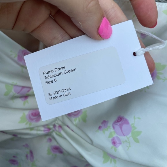 Sandy Liang Pump Dress In Tablecloth Cream NWT! - Picture 6 of 12